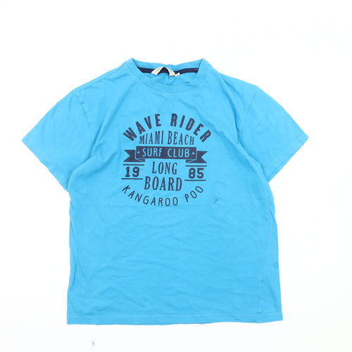 Kangaroo Poo Boys Blue T-Shirt 13 Years Surf Club Design
