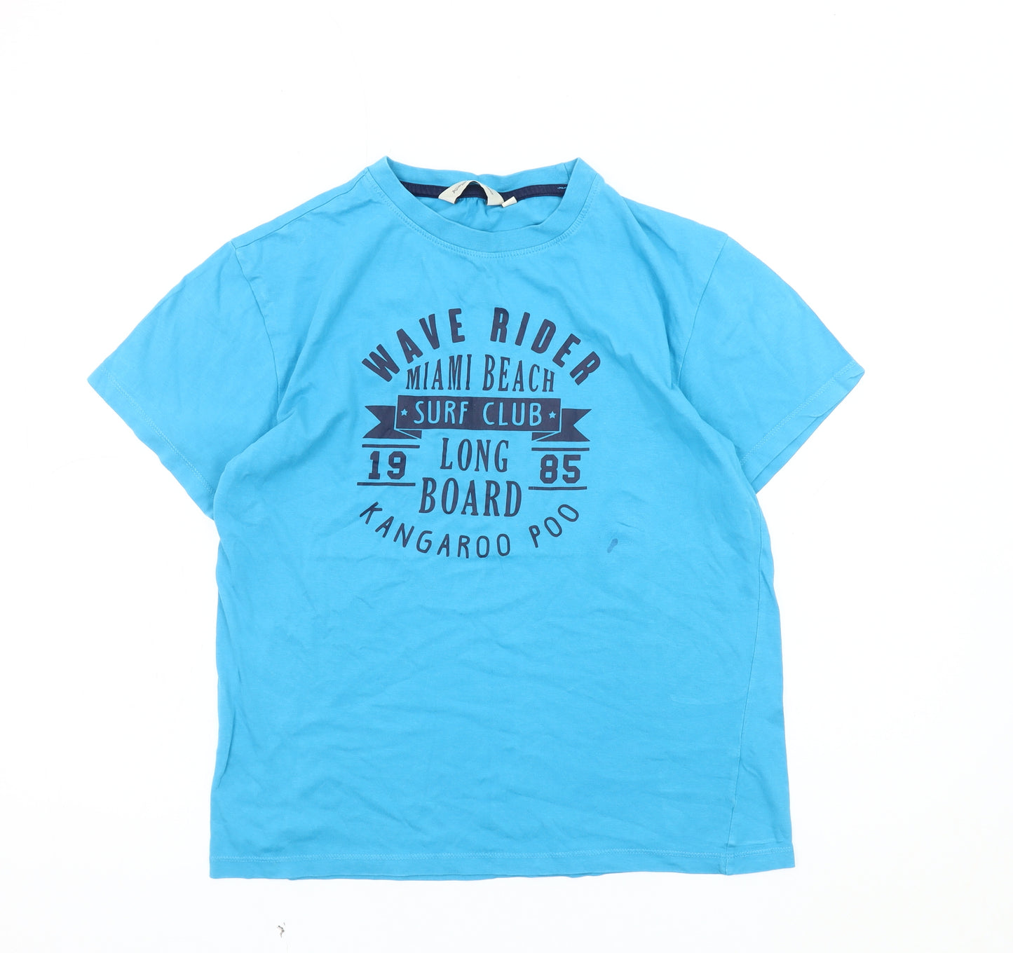 Kangaroo Poo Boys Blue T-Shirt 13 Years Surf Club Design