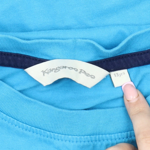 Kangaroo Poo Boys Blue T-Shirt 13 Years Surf Club Design
