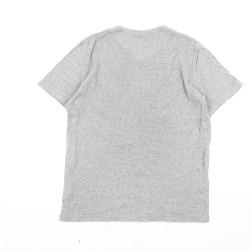 Lee Cooper Men's Grey V-Neck T-Shirt Size S