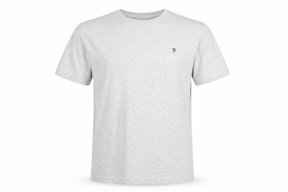 Farah Men's Grey S Crew Neck Short Sleeve T-Shirt