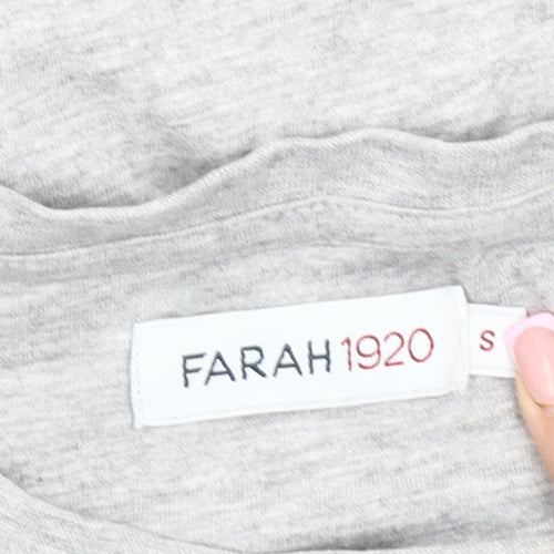 Farah Men's Grey S Crew Neck Short Sleeve T-Shirt