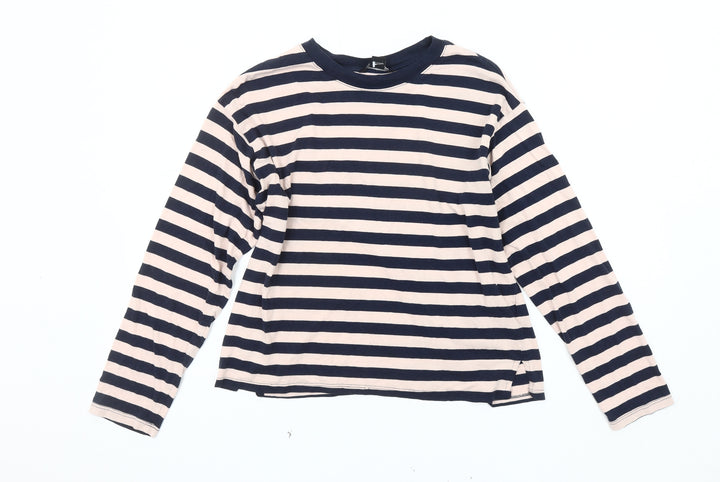 Monki Women's Striped Long Sleeve T-Shirt, Size S