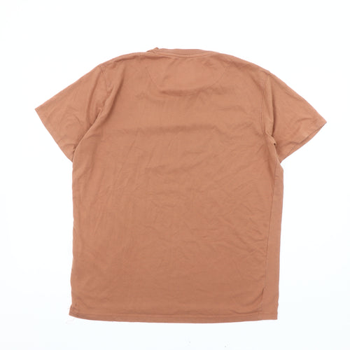 Ocean Laundry Men's XS Brown Graphic T-Shirt, Cotton Blend