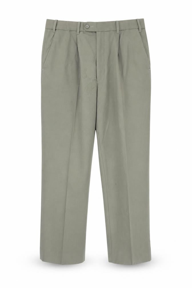 Front view of Peter Christian Men's Grey Dress Pants, size 36