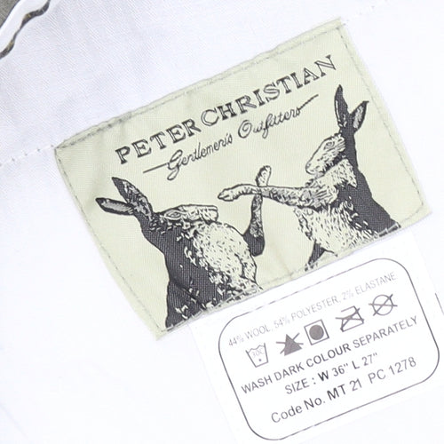 Peter Christian Men's Grey Dress Pants Size 36