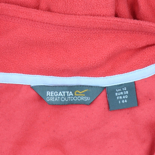 Regatta Women's Red Fleece Sweatshirt Size 12