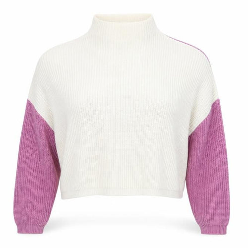 PrettyLittleThing Women's Purple Jumper, L, Mock Neck, Casual