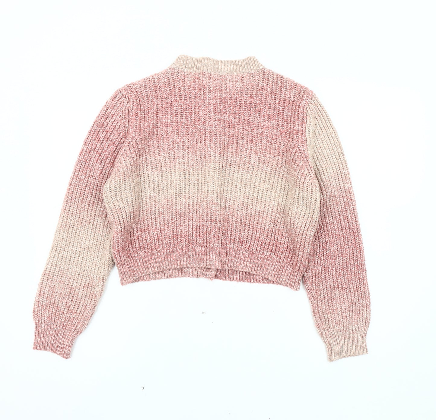 Topshop Women's Pink Cardigan Size S Knit Classic