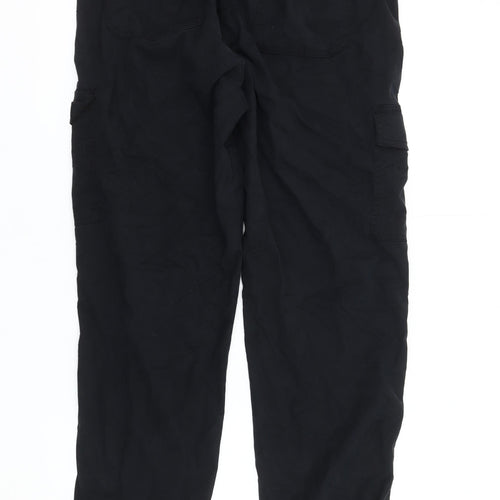 Marks and Spencer Women's Black Cargo Trousers Size 12