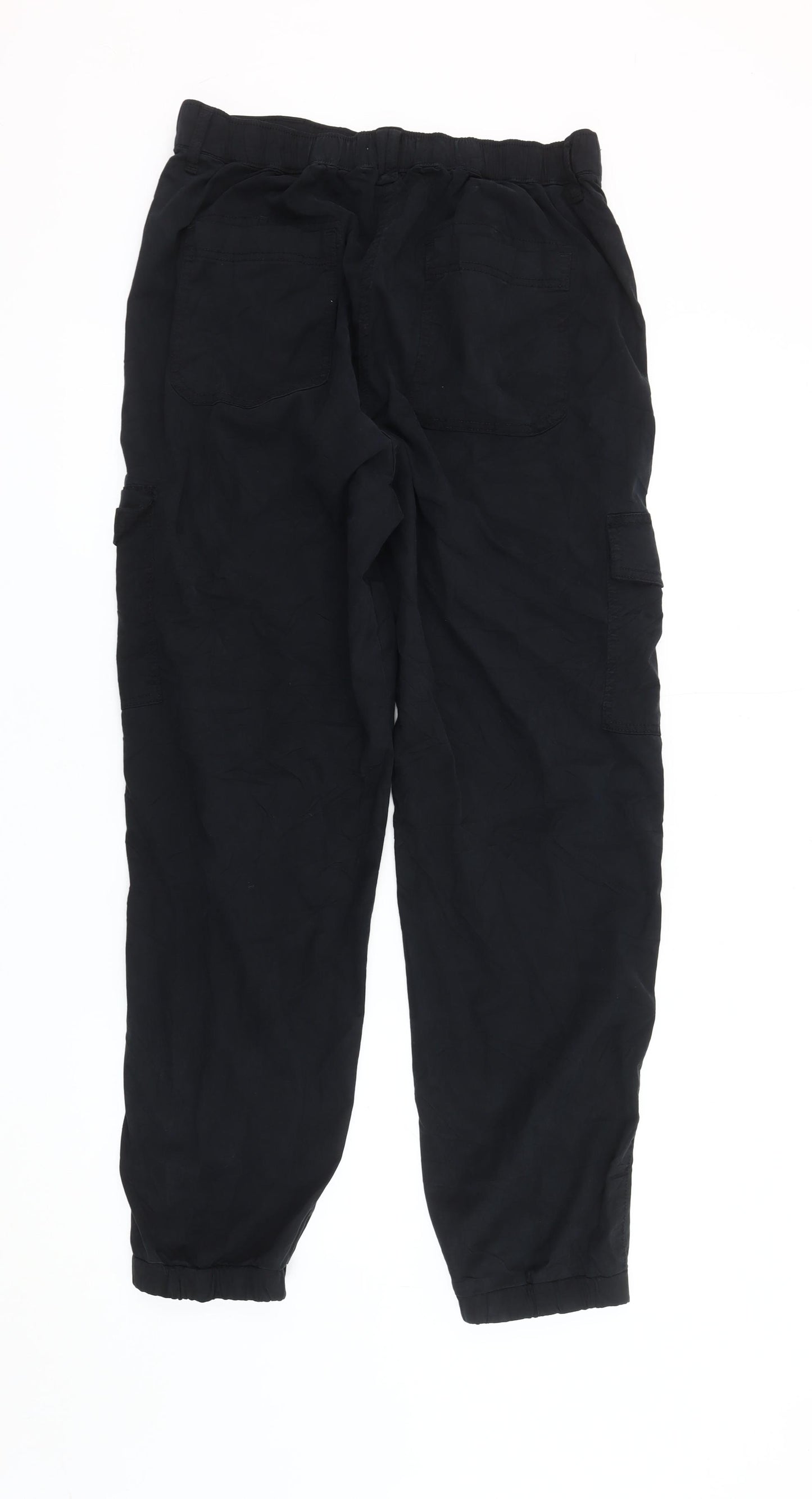 Marks and Spencer Women's Black Cargo Trousers Size 12