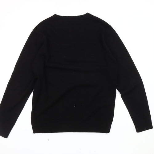 Brave Soul Men's Black L Pullover Jumper Crew Neck