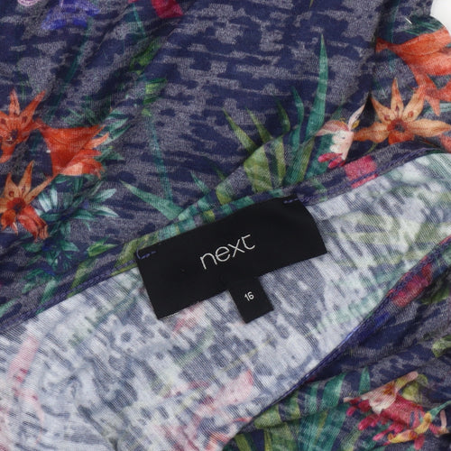 Next Women's Multicoloured Floral Tank Top Size 16