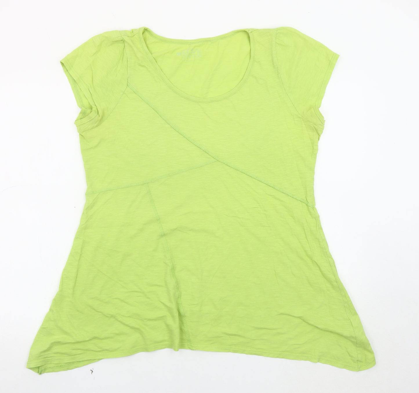 BHS Women's Green Size 20 Cotton T-Shirt