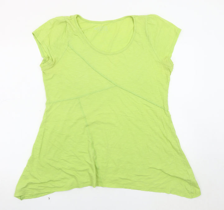BHS Women's Green Size 20 Cotton T-Shirt