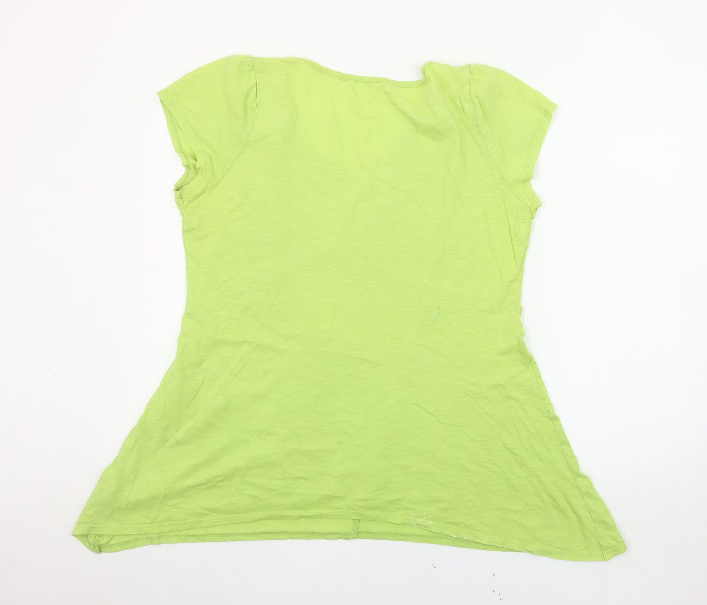 BHS Women's Green Size 20 Cotton T-Shirt