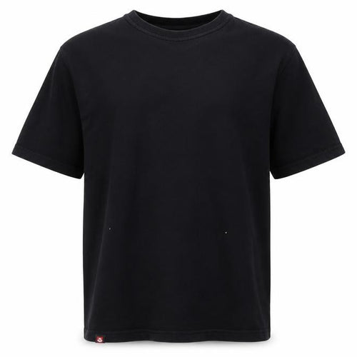 Saltrock Men's Black Crew Neck T-Shirt, Size S, Cotton