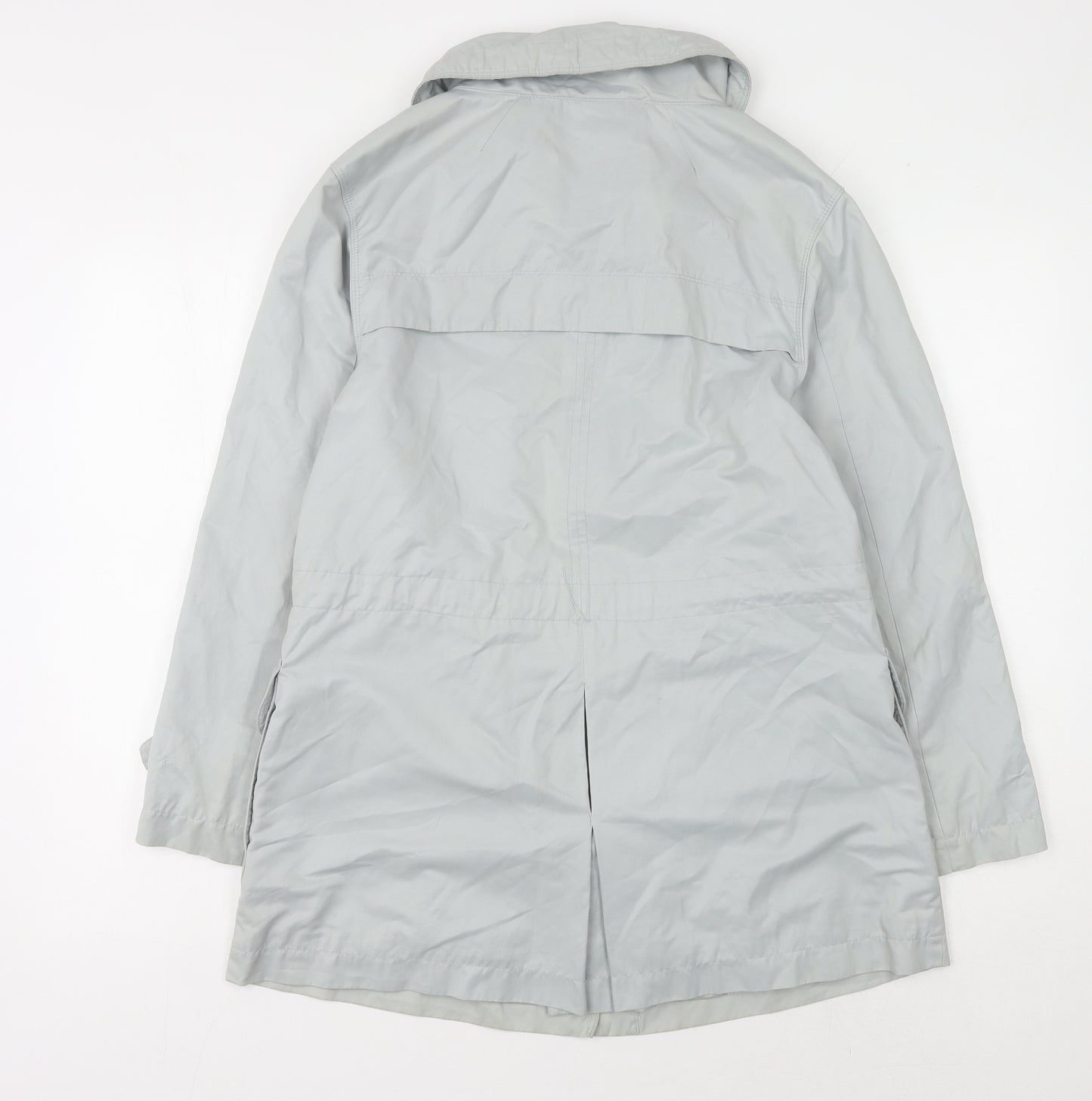 Marks and Spencer Women's Grey Hooded Coat Size 10
