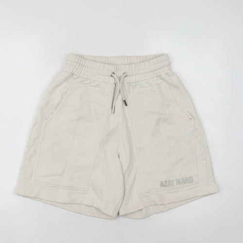 Azat Mard Women's Beige Sweat Shorts S