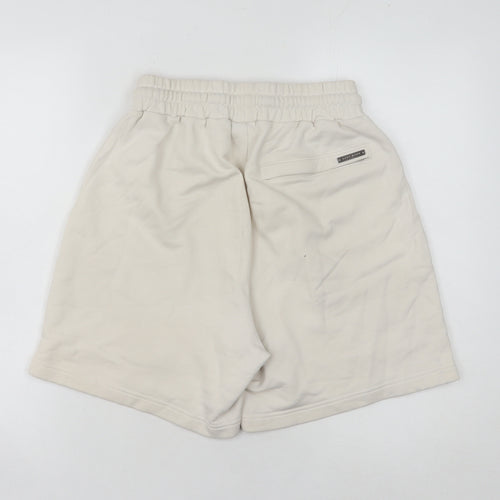 Azat Mard Women's Beige Sweat Shorts S