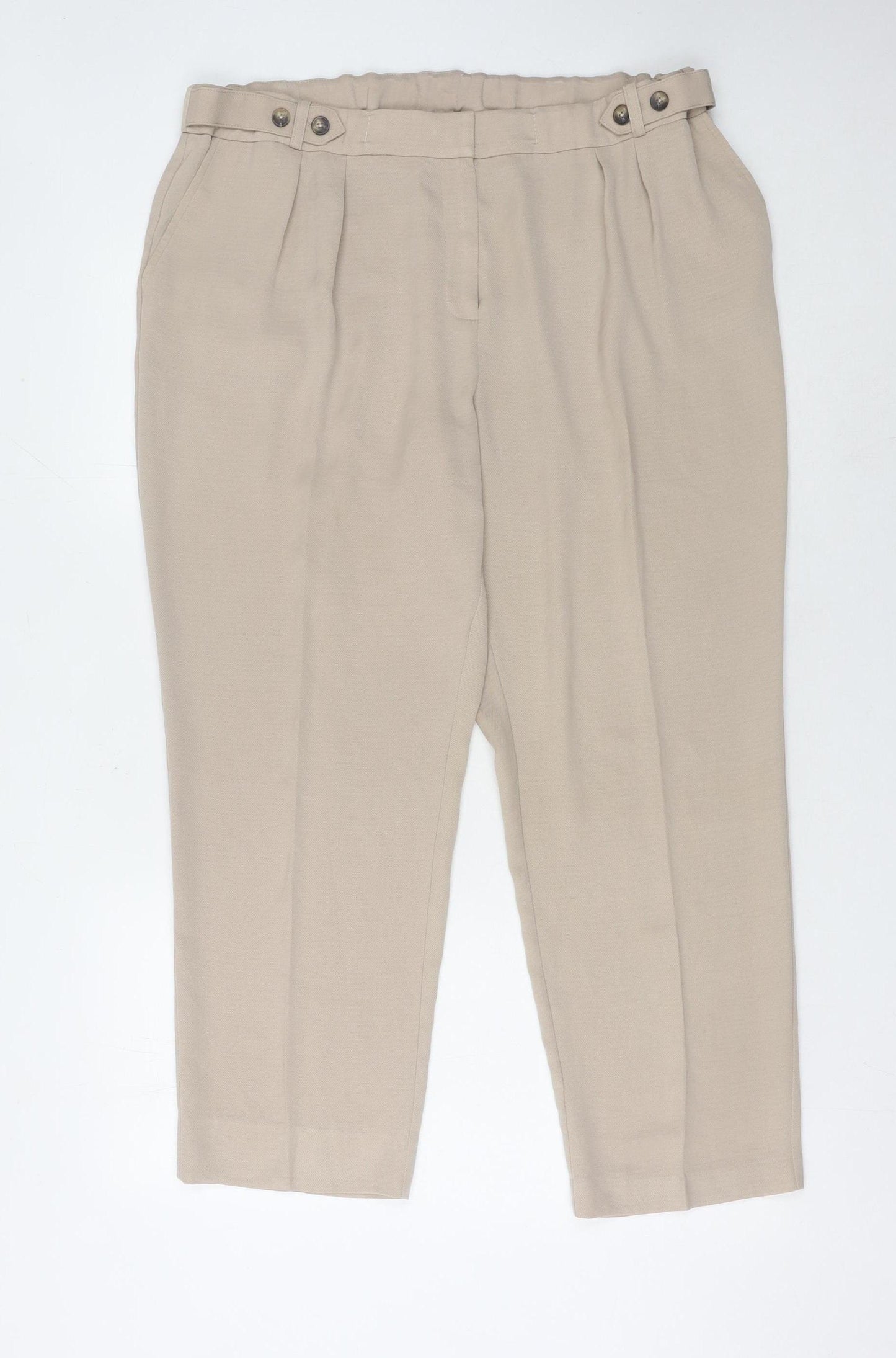 Principles Beige Women's Trousers Size 18