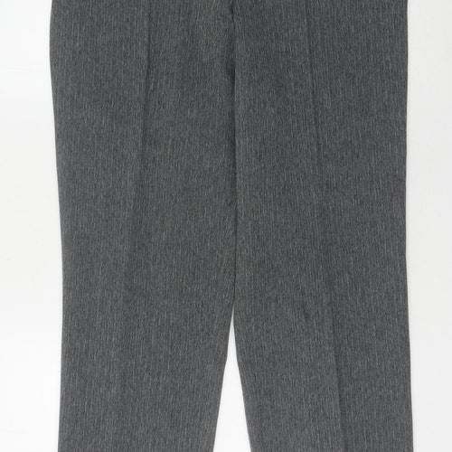 Marks and Spencer Women's Grey Herringbone Trousers