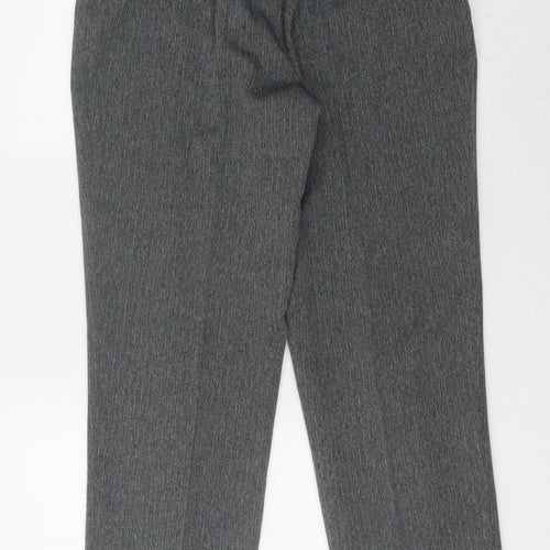 Marks and Spencer Women's Grey Herringbone Trousers