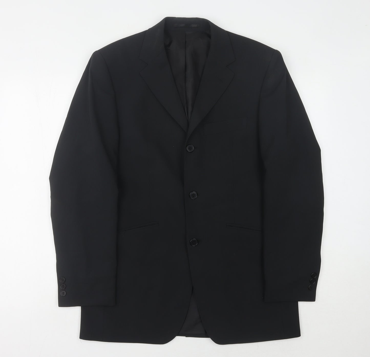 Burton Men's Black Regular Fit Blazer Jacket Size 36
