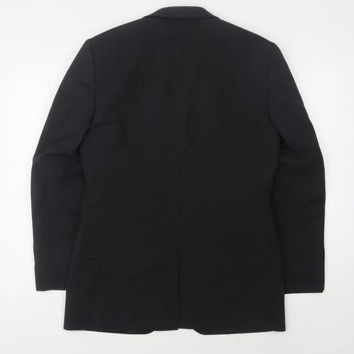 Burton Men's Black Regular Fit Blazer Jacket Size 36