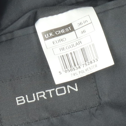Burton Men's Black Regular Fit Blazer Jacket Size 36