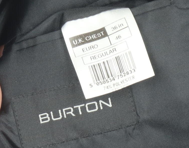 Burton Men's Black Regular Fit Blazer Jacket Size 36