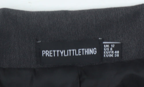 PrettyLittleThing Women's Black Blazer Size 12