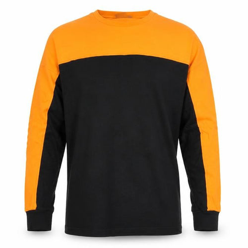 ASOS Men's M Orange Black Long Sleeve T-Shirt