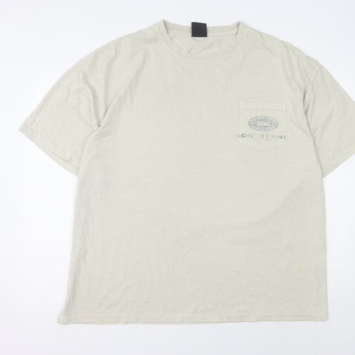 Urban Outfitters Men's Beige XL Short Sleeve T-Shirt