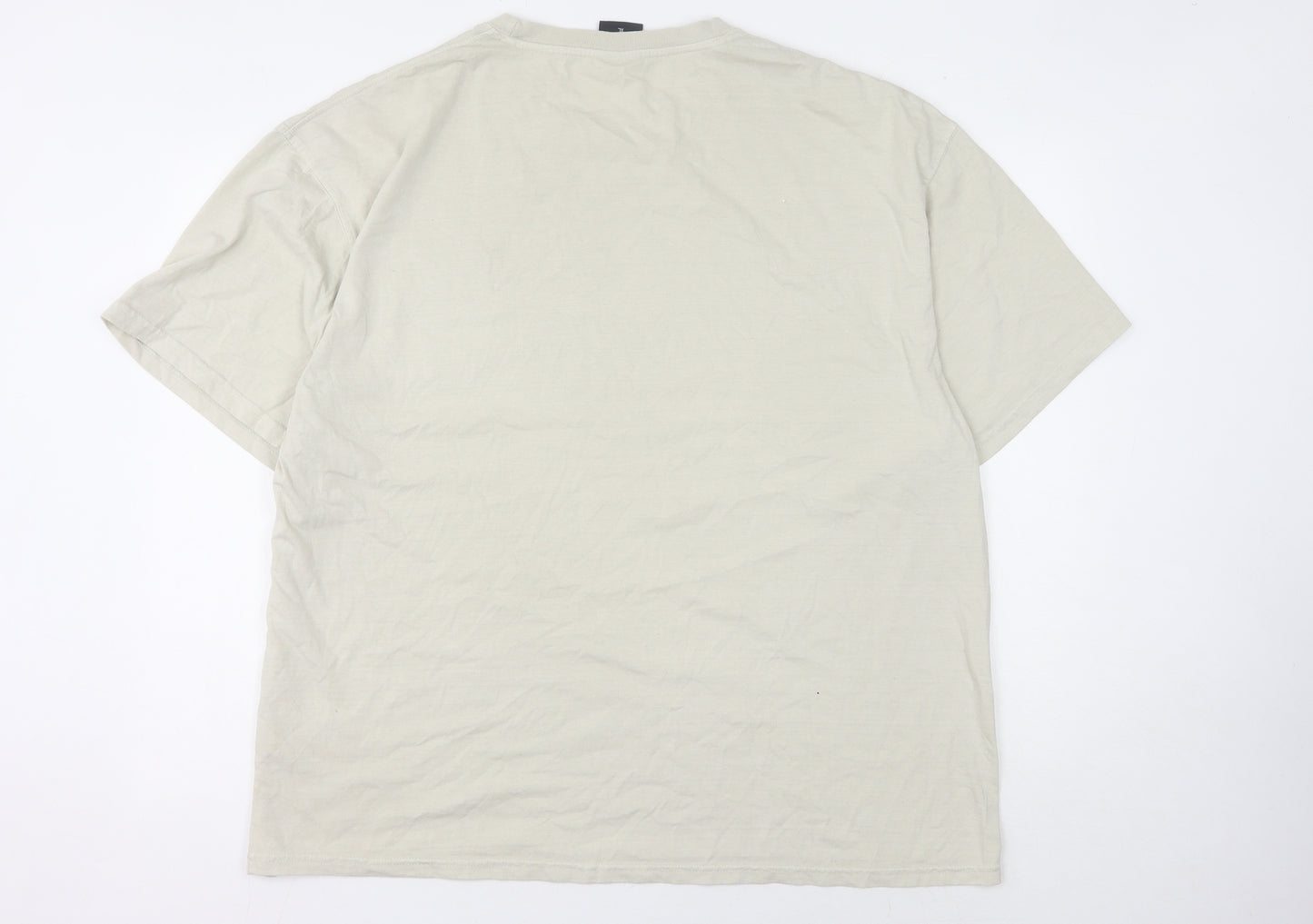 Urban Outfitters Men's Beige XL Short Sleeve T-Shirt