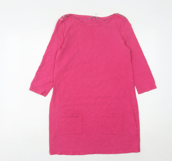 Marks and Spencer Women's Pink Shift Dress Size 10