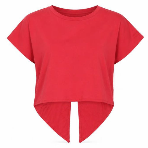 Jack Wills Red Cropped T-Shirt UK 12 Women