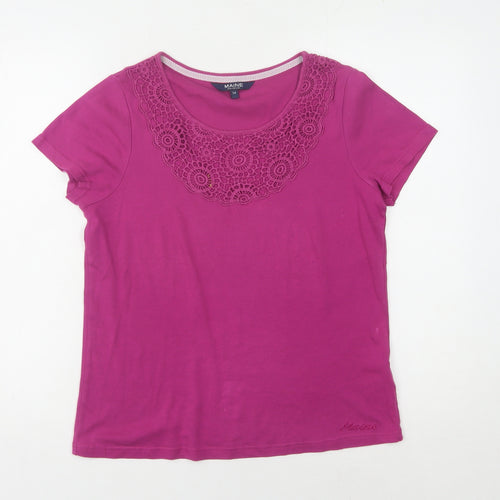Maine New England Pink Women's Size 14 Basic T-Shirt