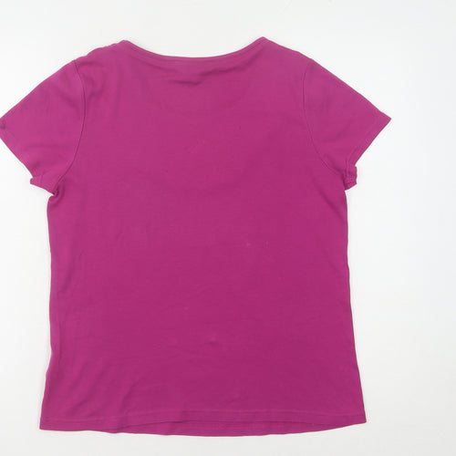 Maine New England Pink Women's Size 14 Basic T-Shirt