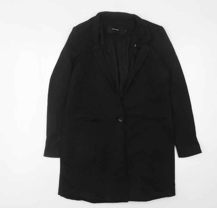 Vero Moda Women's Black Regular Fit Blazer
