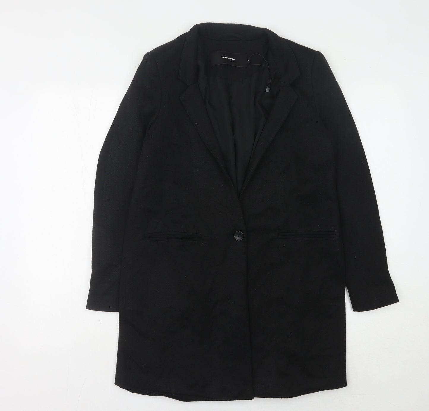Vero Moda Women's Black Regular Fit Blazer