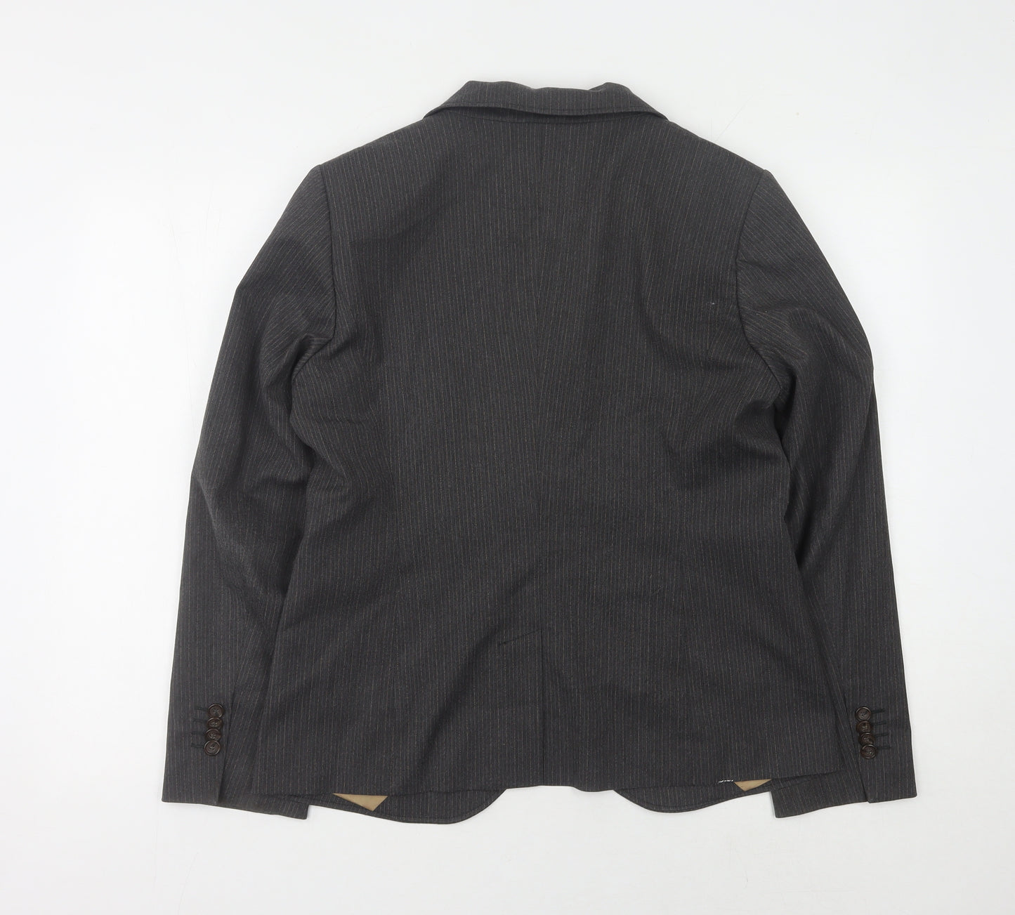 AUST Women's Grey Pinstripe Suit Jacket Size 12