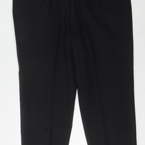 Leonards Label Men's Black Trousers R 48