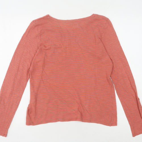 Marks and Spencer Women's Red Striped Top, Size 12