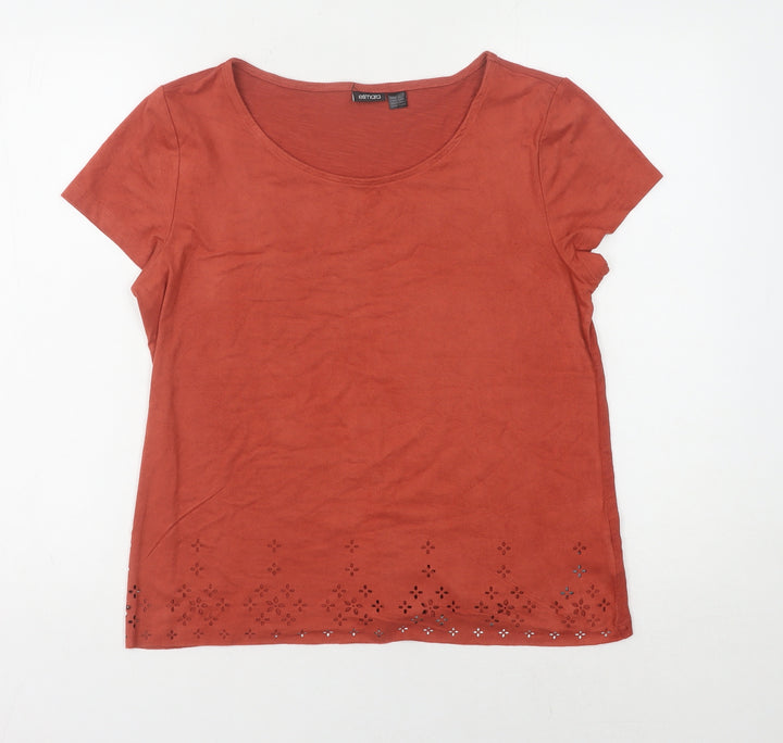 Esmara Women's Red T-Shirt - Size 10