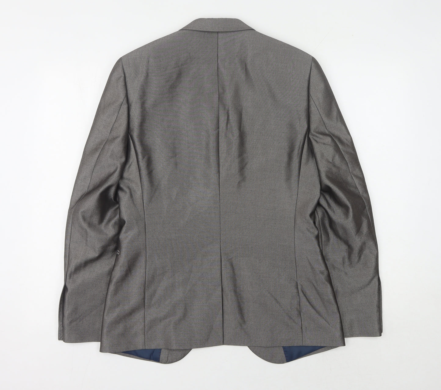 Ventuno 21 Men's Grey Slim Fit Suit Jacket 36 Small