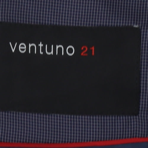 Ventuno 21 Men's Grey Slim Fit Suit Jacket 36 Small