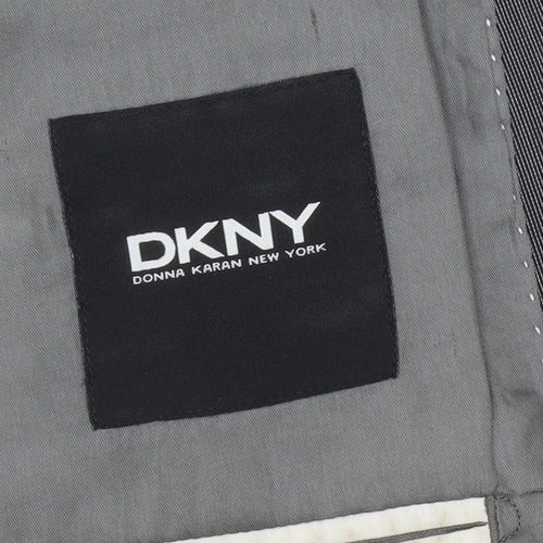 DKNY Men's Grey Long Blazer Jacket Size 42L