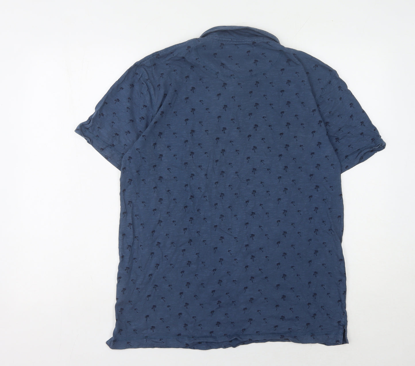 Cargo Bay Men's Blue Polo Shirt M Short Sleeve