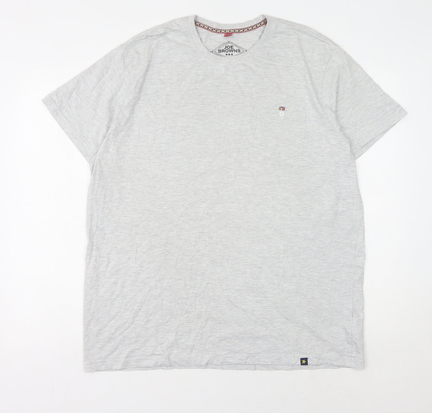 Joe Browns Men's Grey XL Crew Neck T-Shirt
